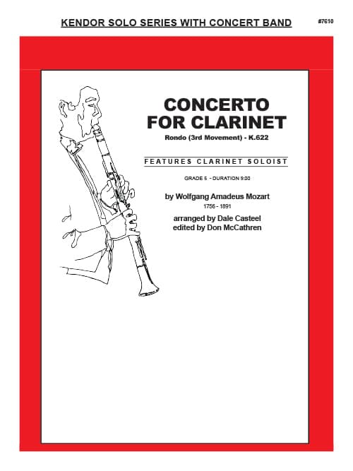 Concerto For Clarinet/Rondo (Mvt. 3, K622)