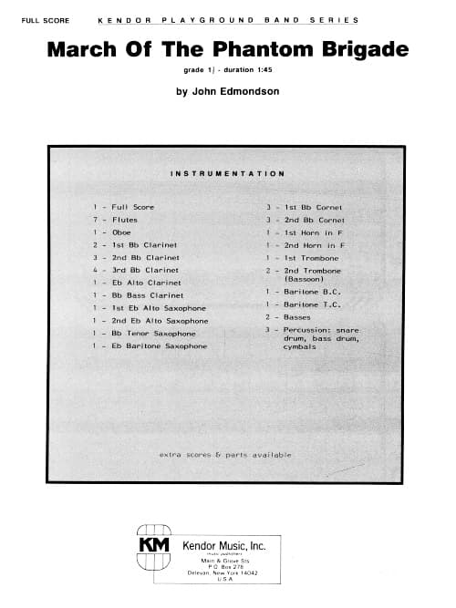March Of The Phantom Brigade (Score)