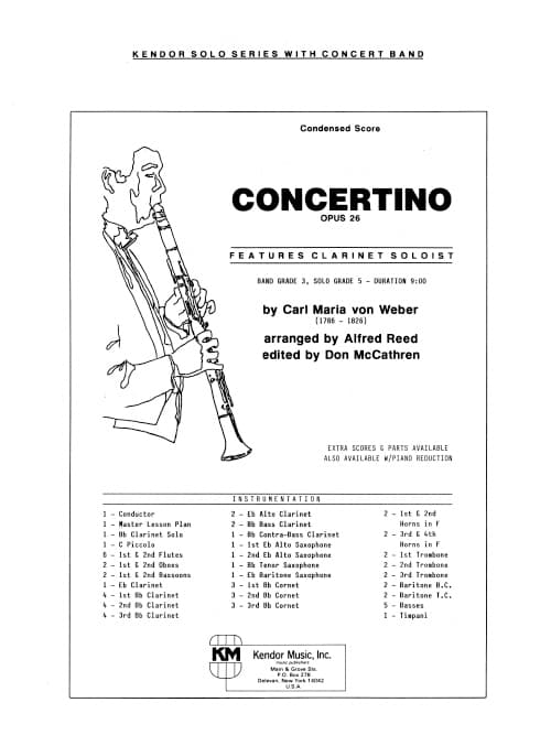 Concertino Opus 26 (Score)