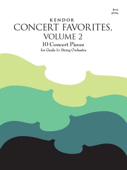 Kendor Concert Favorites, Volume 2 - Bass
