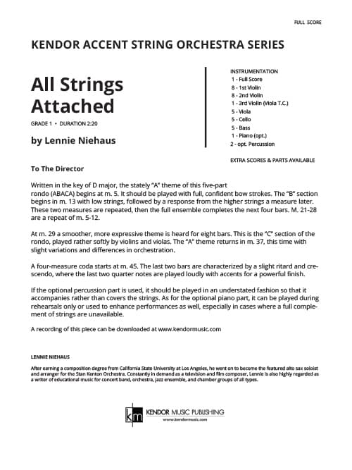 All Strings Attached (Score)