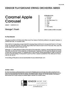 Caramel Apple Carousel (Score)