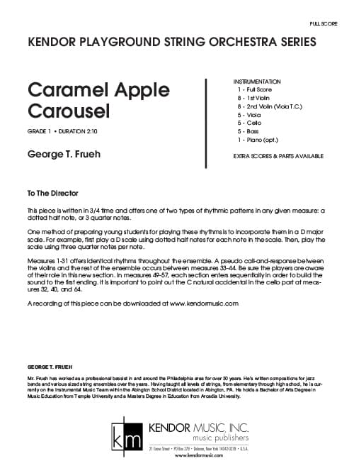 Caramel Apple Carousel (Score)
