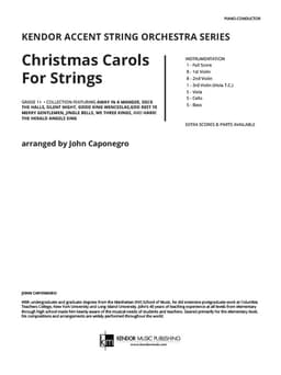 Christmas Carols For Strings (Score)