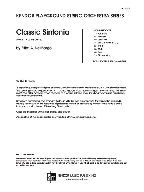 Classic Sinfonia (Score)