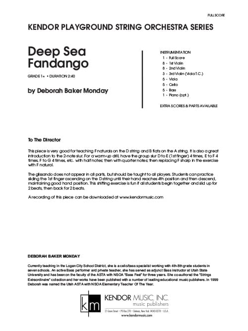 Deep Sea Fandango (Score)