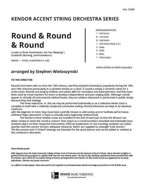 Round & Round & Round (Score)