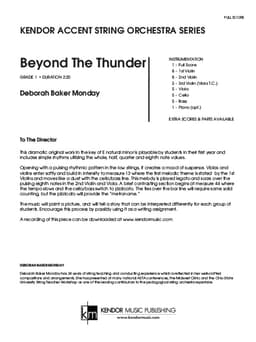 Beyond The Thunder (Score)