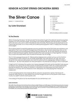Silver Canoe, The (Score)