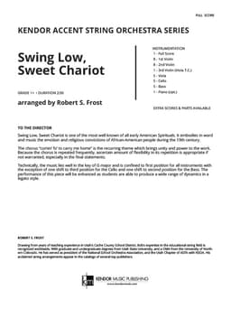 Swing Low, Sweet Chariot (Score)