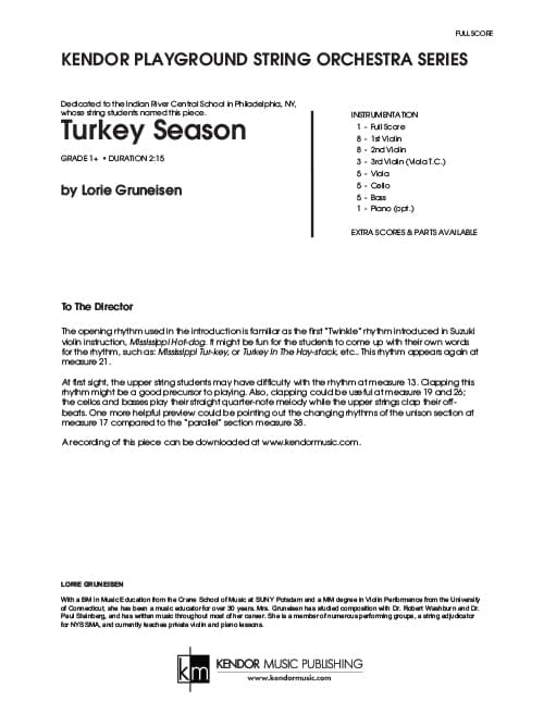 Turkey Season (Score)