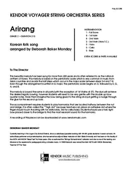 Arirang (Score)