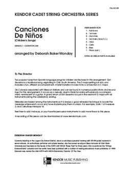 Canciones De Ninos (Children's Songs) (Score)