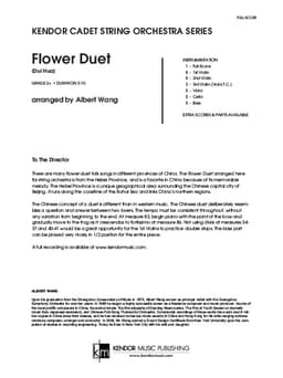 Flower Duet (Dui Hua) (Score)