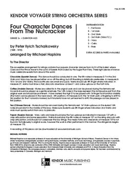 Four Character Dances From The Nutcracker (Score)