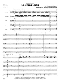 La Gazza Ladra (Score)