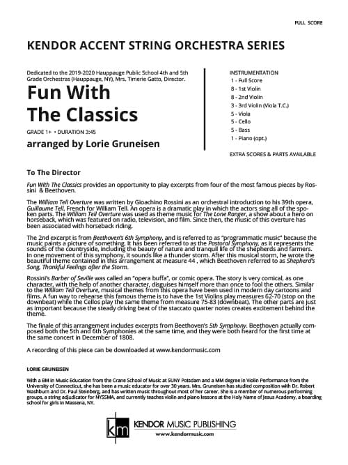 Fun With The Classics (Score)