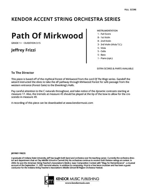 Path Of Mirkwood (Score)
