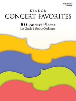 Kendor Concert Favorites , Volume 1 (Score) - with MP3s