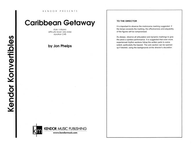 Caribbean Getaway (Score)