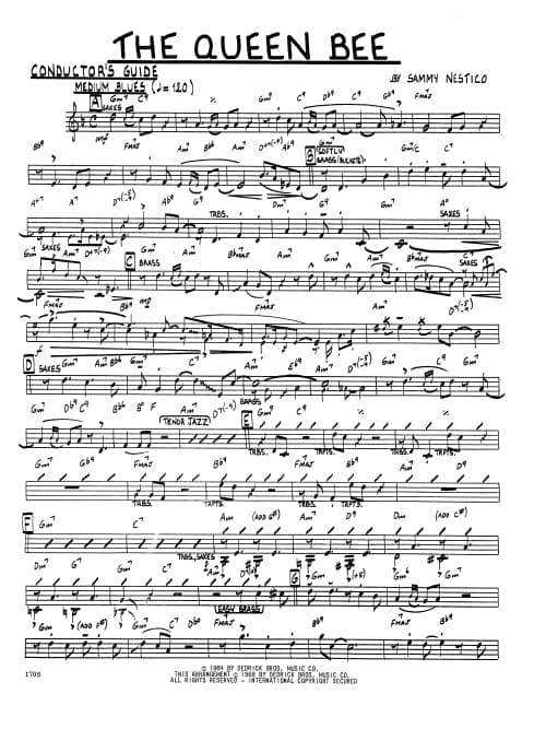 Queen Bee, The (Score)