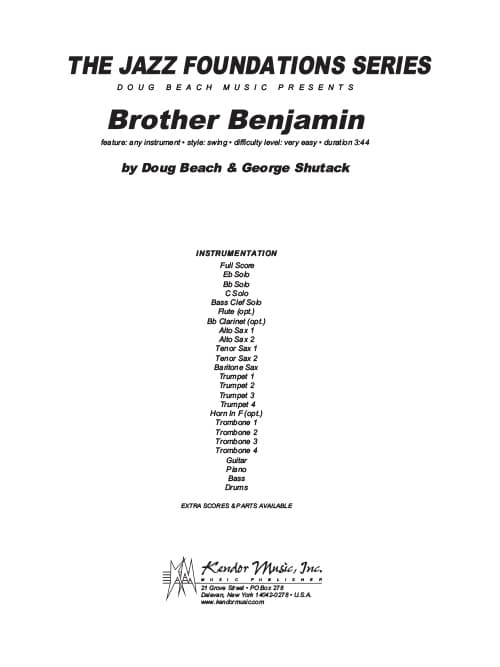 Brother Benjamin (Score)