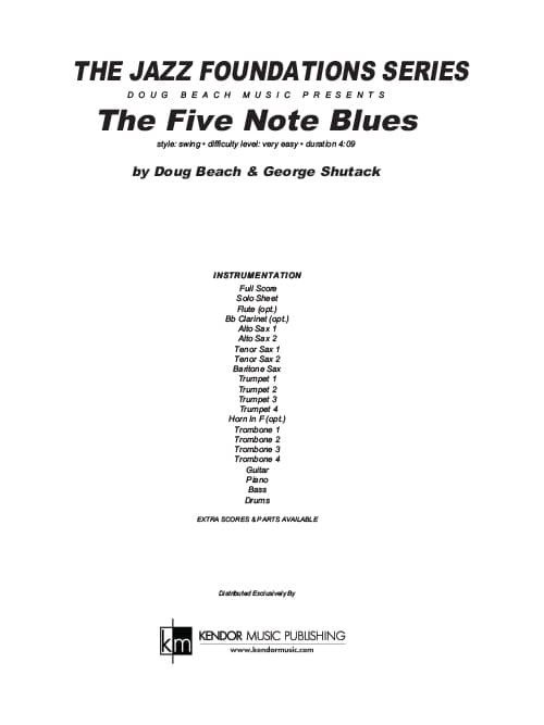 Five Note Blues, The (Score)