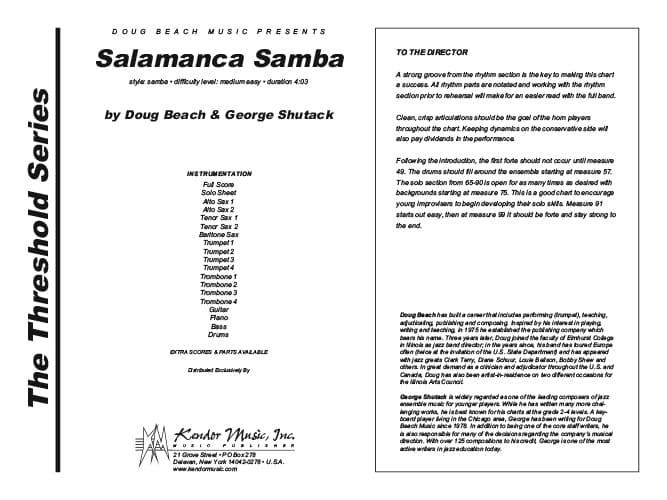 Salamanca Samba (Score)