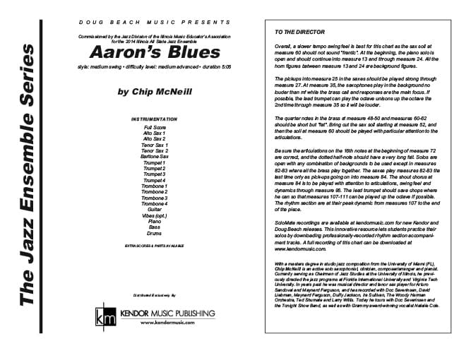 Aaron's Blues (Score)