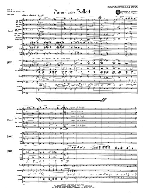 American Ballad (Score)