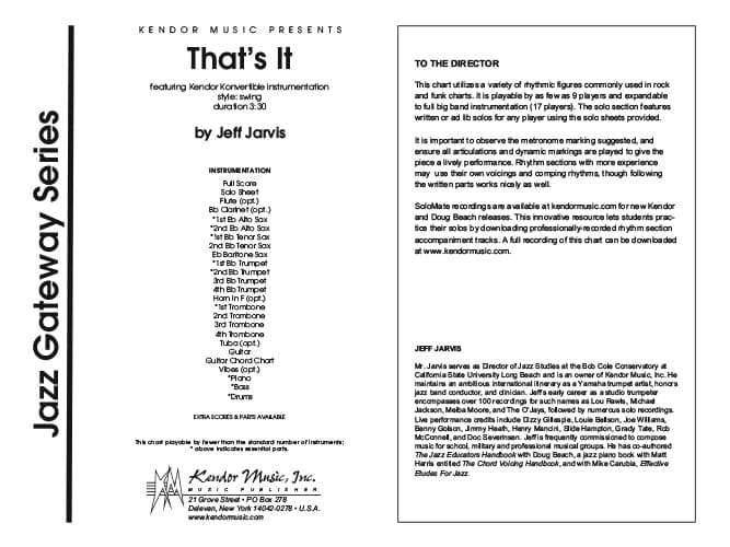 That's It (Score)