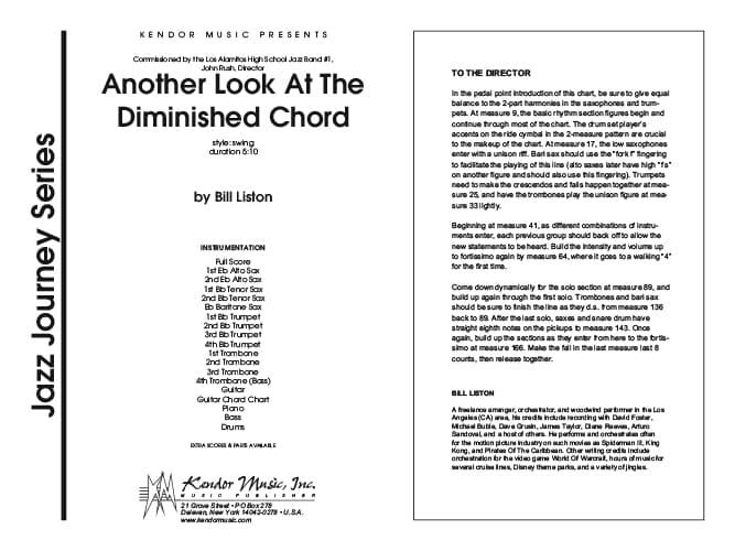 Another Look At The Diminished Chord (Score)