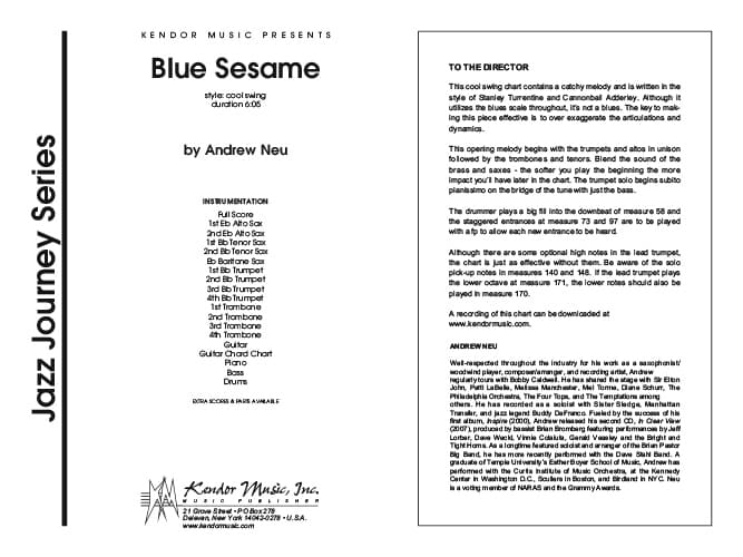 Blue Sesame (Score)