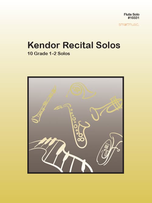 Kendor Recital Solos - Flute - Solo book with MP3s