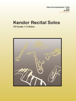 Kendor Recital Solos - Flute (Piano Accompaniment Book Only)