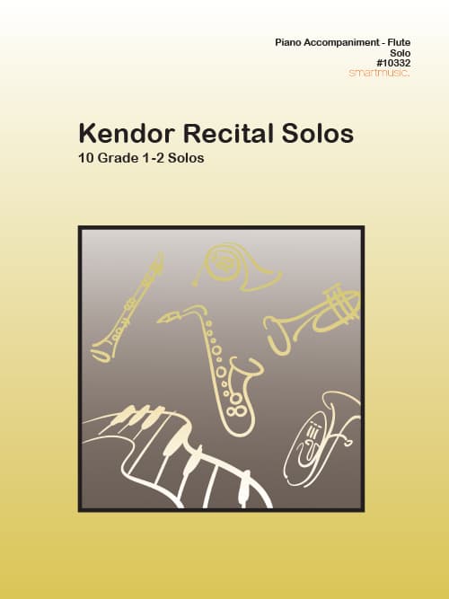 Kendor Recital Solos - Flute (Piano Accompaniment Book Only)