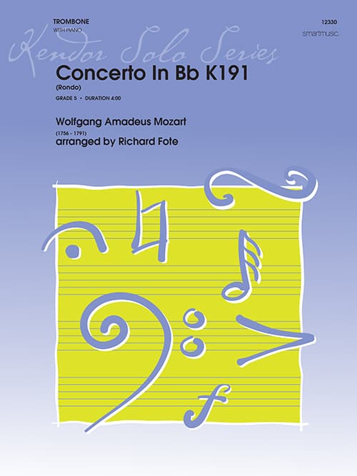 Concerto In Bb K 191 (Rondo)