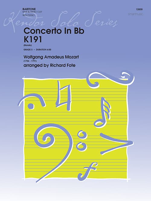 Concerto In Bb K191 (Rondo)