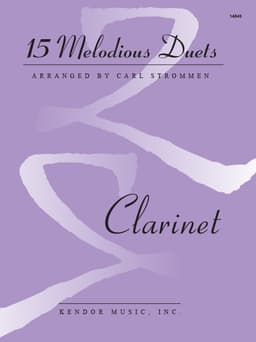 15 Melodious Duets- Bb Clarinet