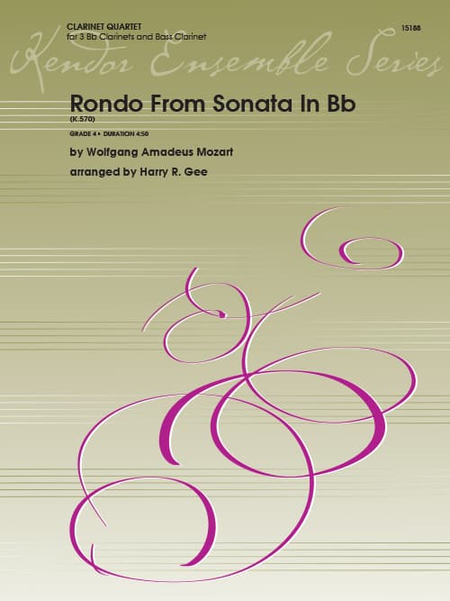 Rondo From Sonata In Bb (K.570)