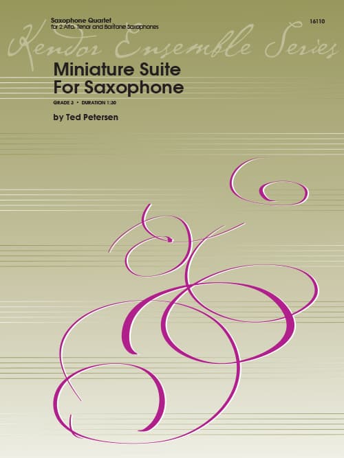 Miniature Suite For Saxophone
