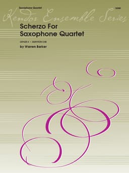 Scherzo For Saxophone Quartet