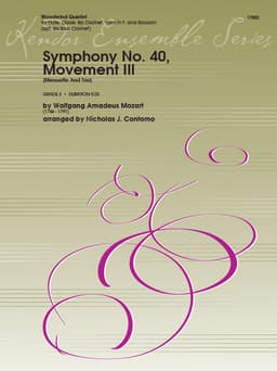 Symphony No. 40, Movement III (Menuetto And Trio)