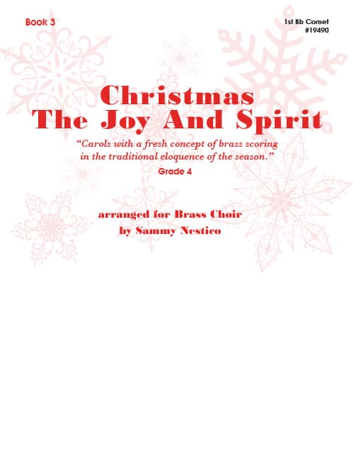 Christmas The Joy & Spirit - Book 3 - 1st Bb Cornet