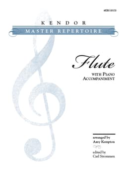 Kendor Master Repertoire - Flute with Piano Accompaniment