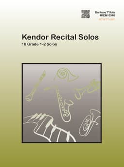 Kendor Recital Solos - Baritone B.C. - Solo Book with MP3s