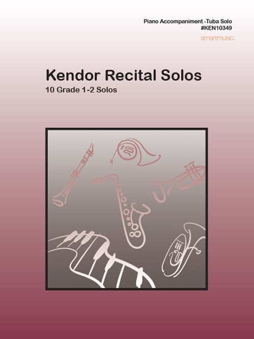 Kendor Recital Solos - Tuba - (Piano Accompaniment Book Only)