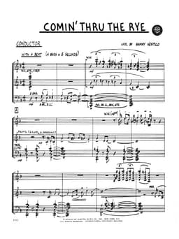 Comin' Through The Rye (Score)
