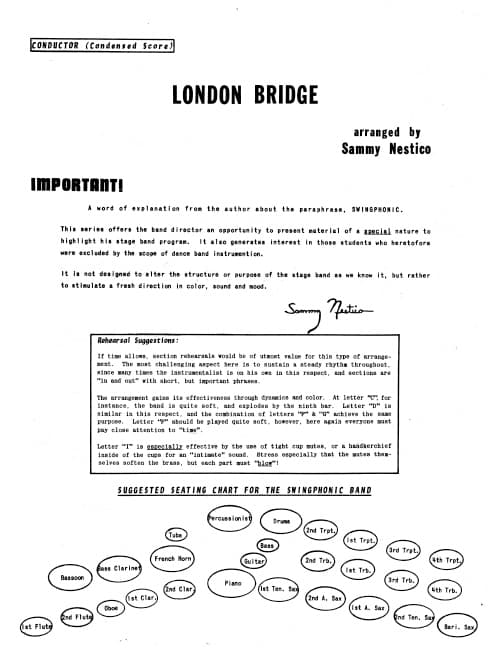 London Bridge (Score)