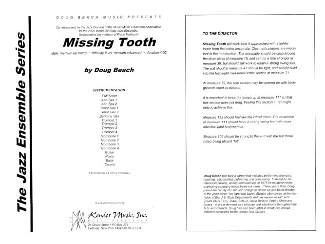 Missing Tooth (Score)
